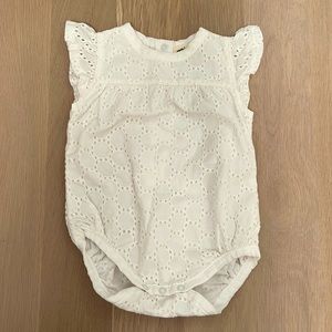 Monica + Andy eyelet bubble romper